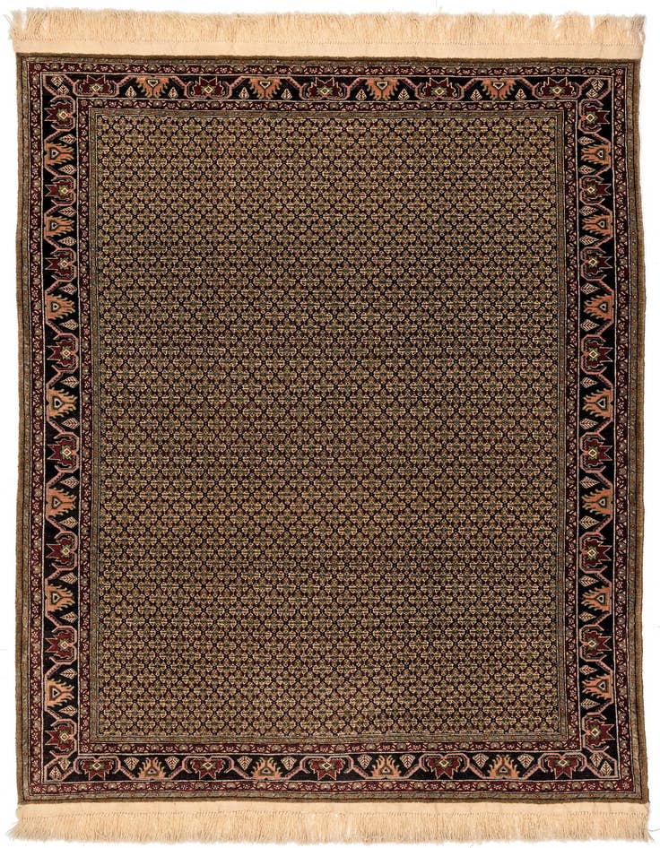Detail image of 6' 7 x 10' Hand Knotted Bidjar Wool Rug