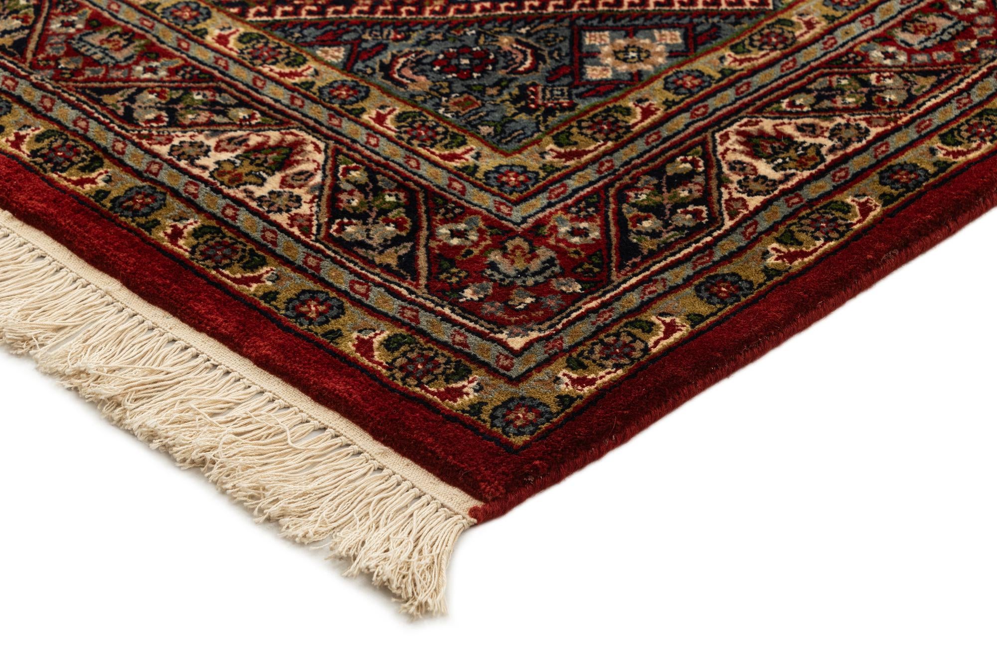 4' 3 x 7' Hand Knotted Bidjar Oriental Wool Rug