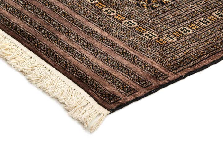 6' 2 x 8' 6 Hand Knotted Bokhara Oriental Wool Rug