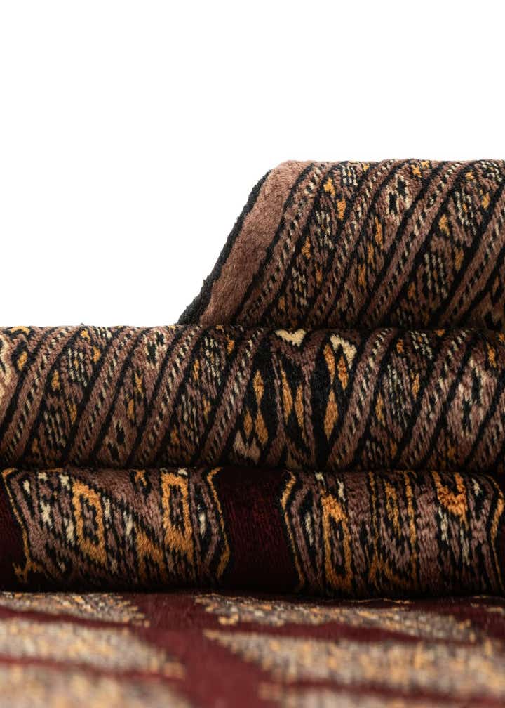 6' 2 x 8' 6 Hand Knotted Bokhara Oriental Wool Rug