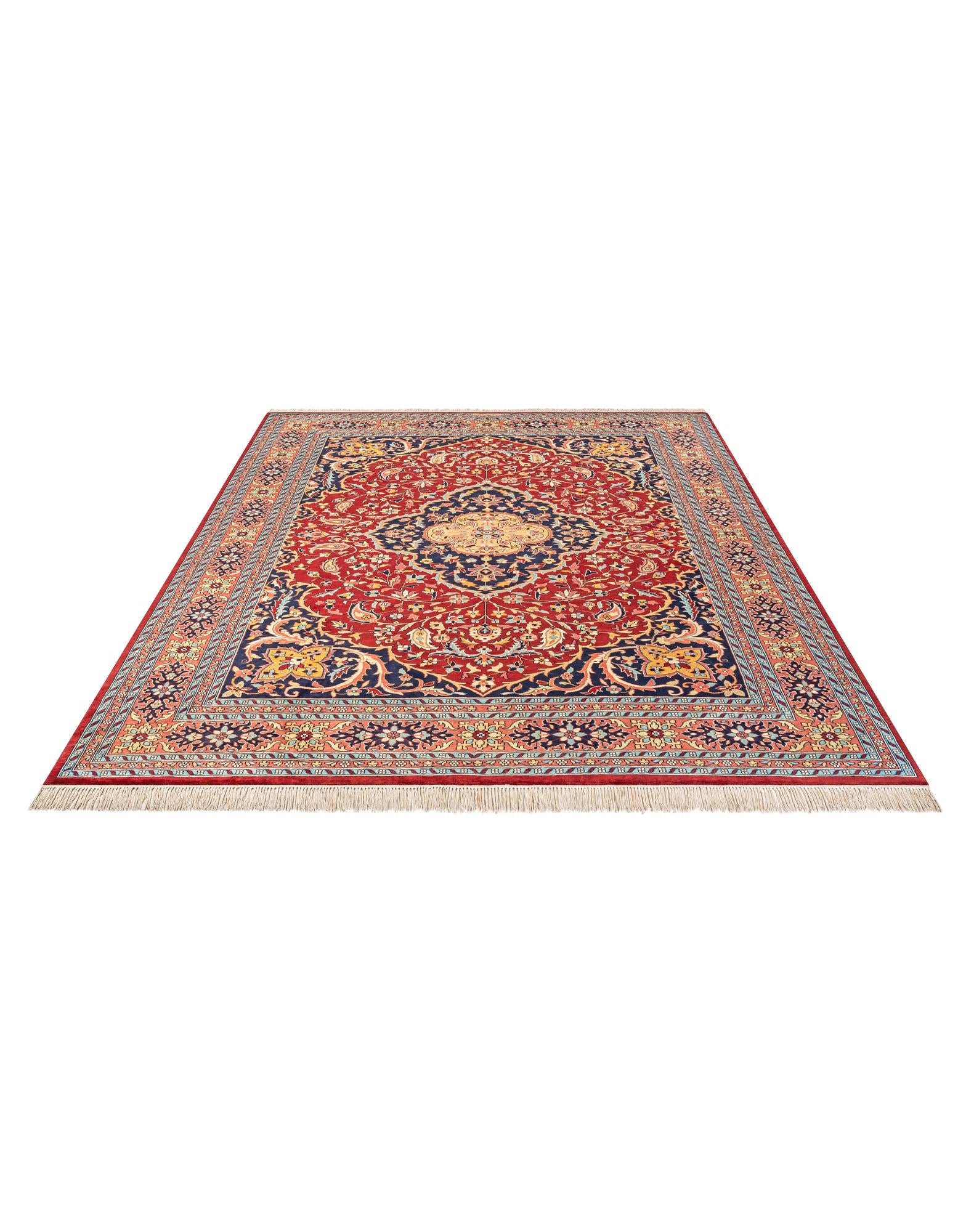 9' 3 x 12' 1 Hand Knotted Bokhara Oriental Wool Rug