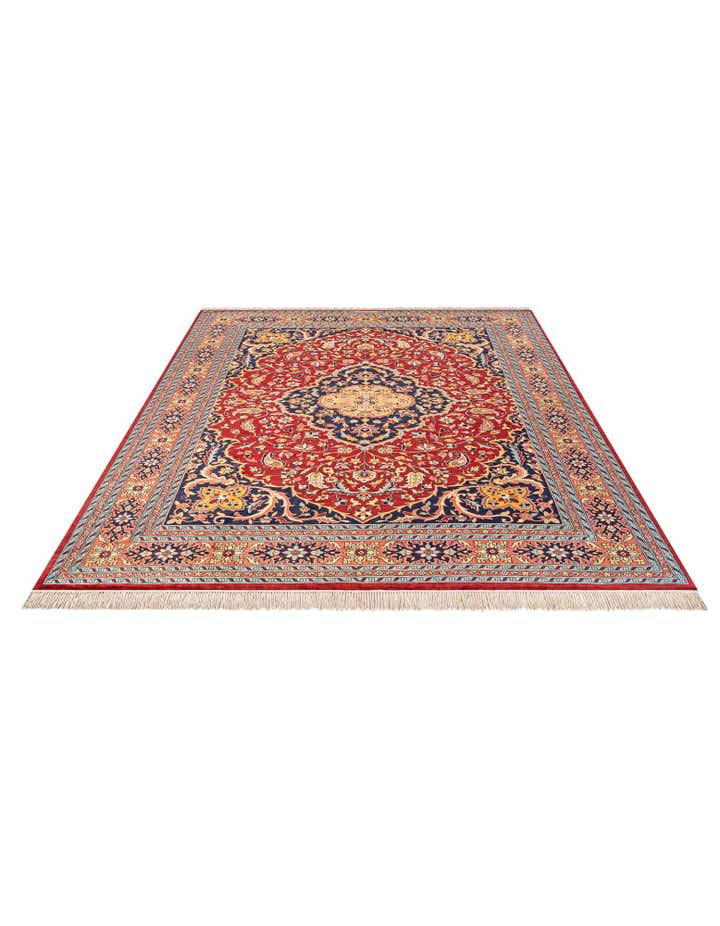 9' 3 x 12' 1 Hand Knotted Bokhara Oriental Wool Rug