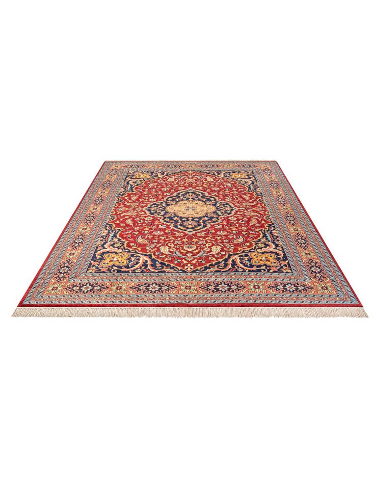 Detail image of 9' 3 x 12' 1 Hand Knotted Bokhara Oriental Wool Rug