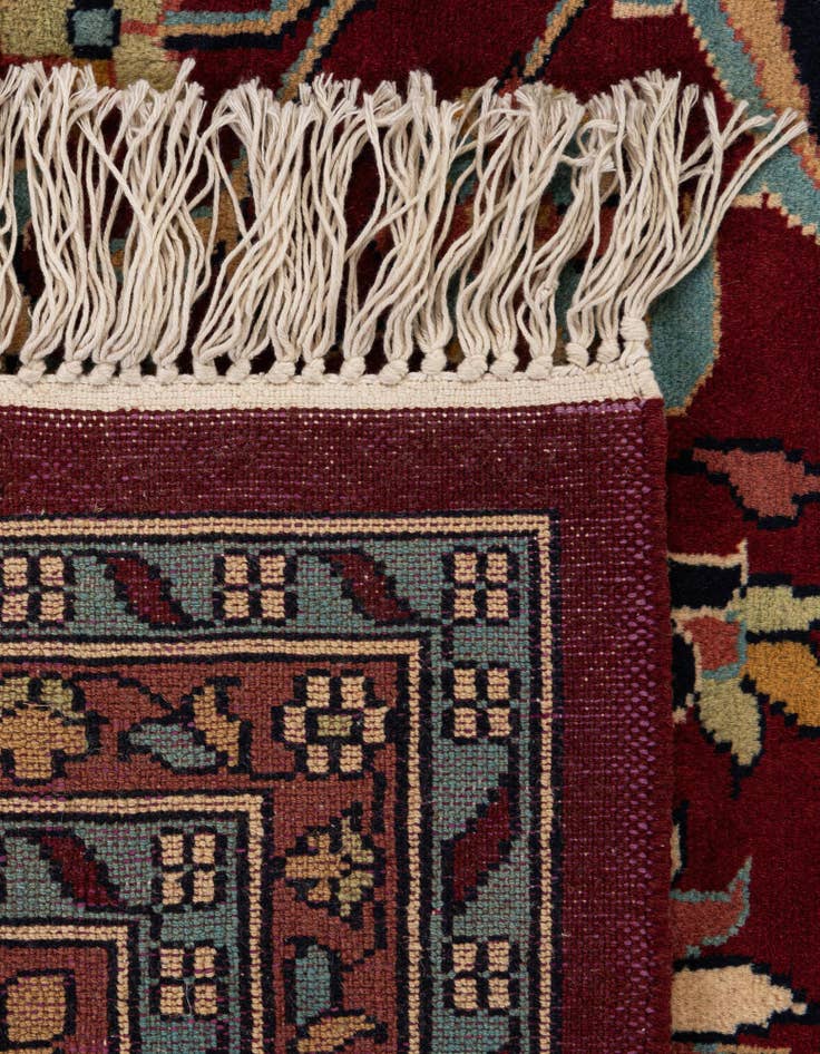 Detail image of 9' 3 x 12' 1  Hand Knotted Bokhara Oriental Wool Rug