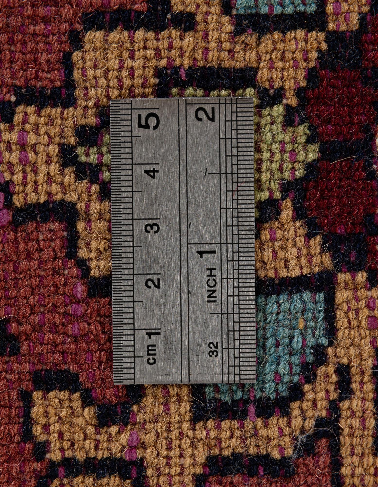 9' 3 x 12' 1 Hand Knotted Bokhara Oriental Wool Rug