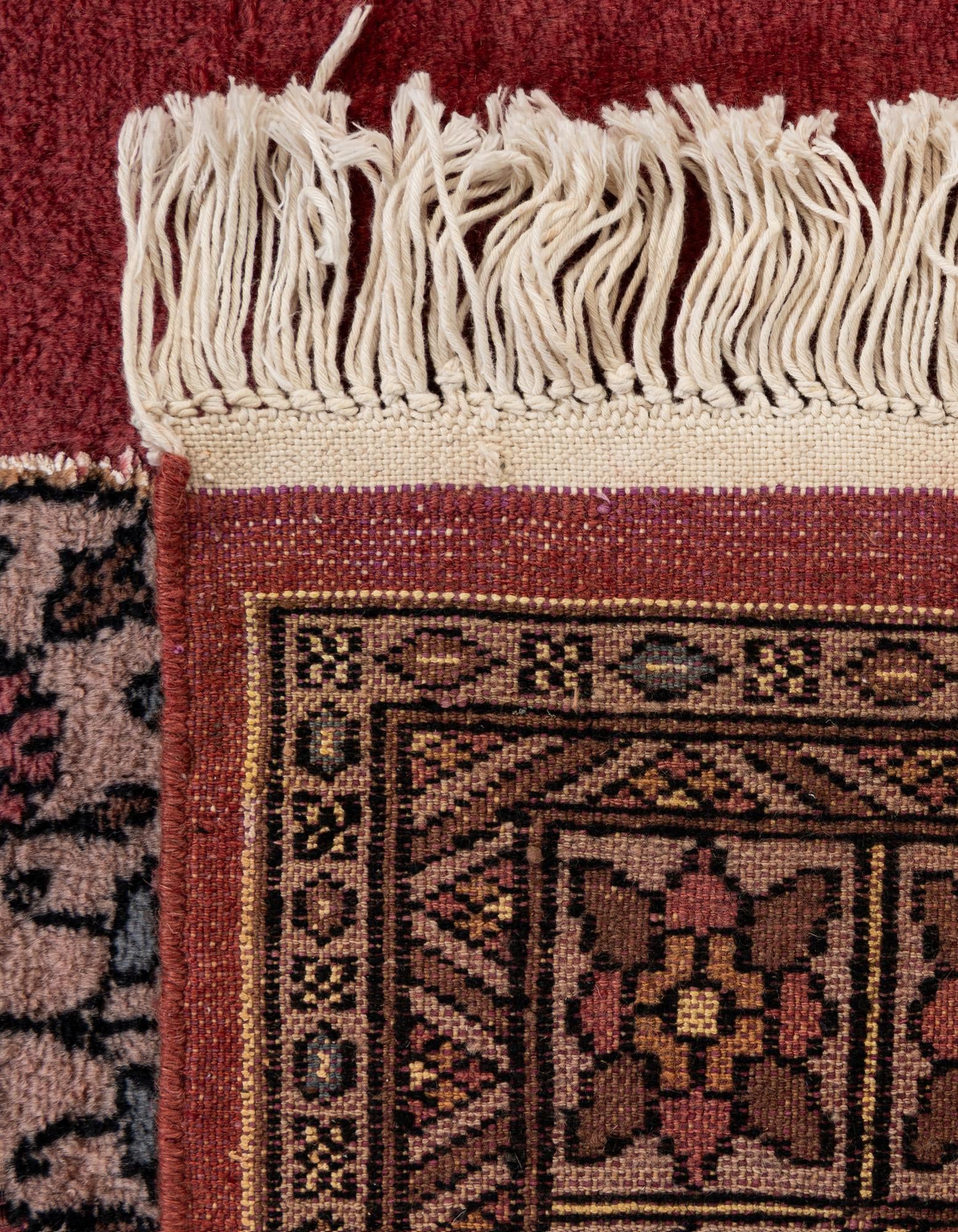 4' x 6' 7 Hand Knotted Bokhara Oriental Rug