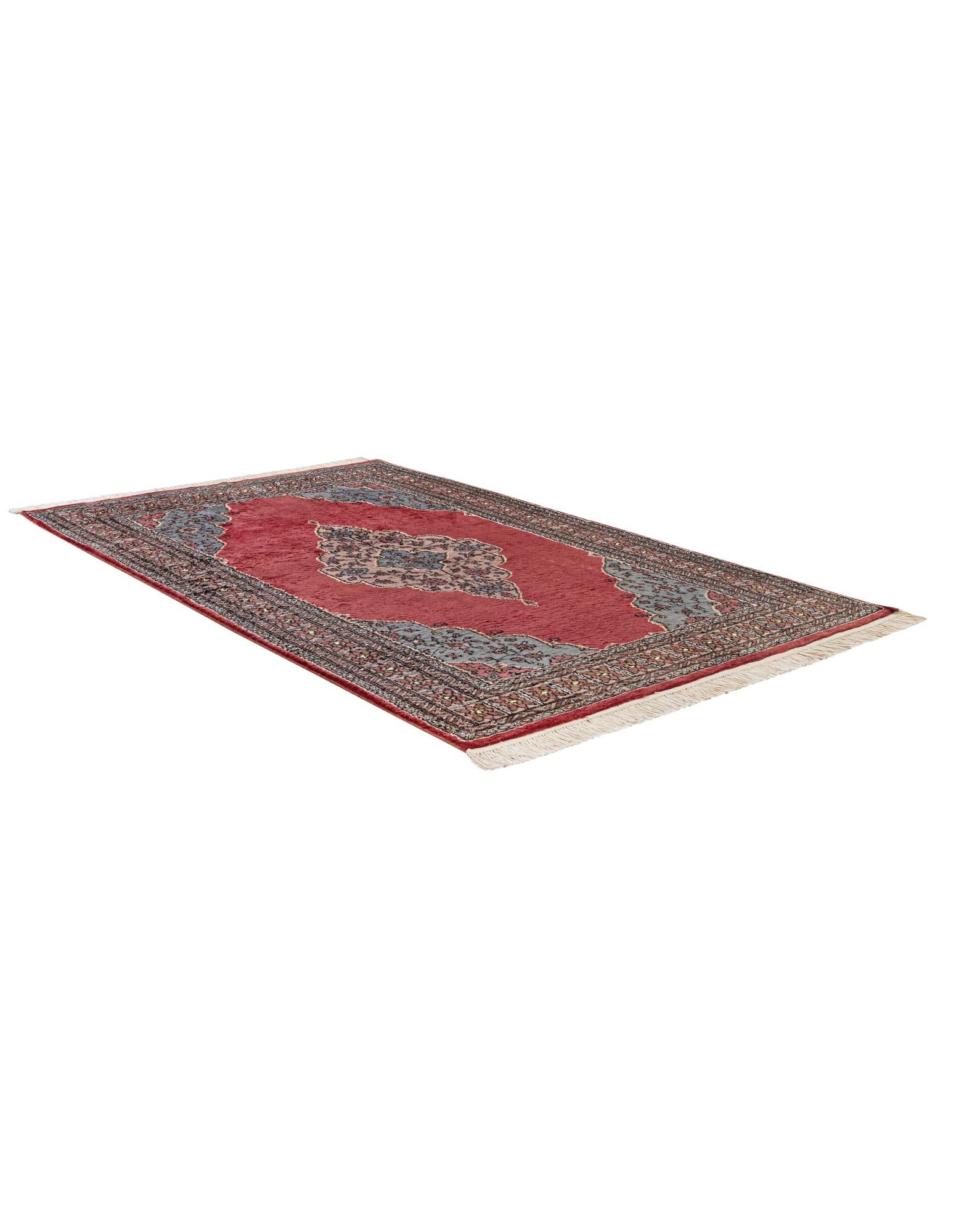4' x 6' 7 Hand Knotted Bokhara Oriental Rug