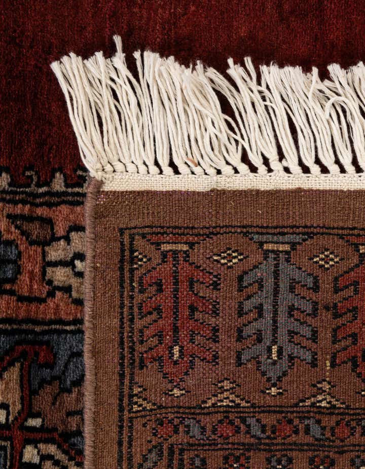 4' 1 x 6' 1 Hand Knotted Bokhara Oriental Wool Rug