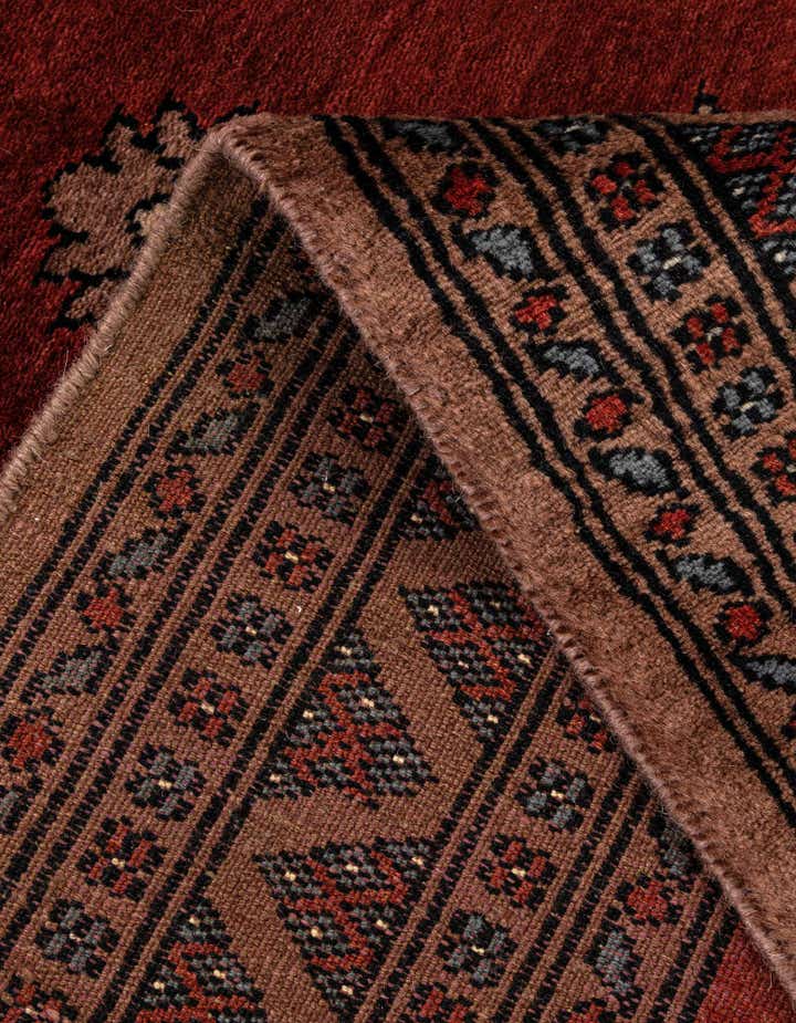 4' 1 x 6' 1 Hand Knotted Bokhara Oriental Wool Rug