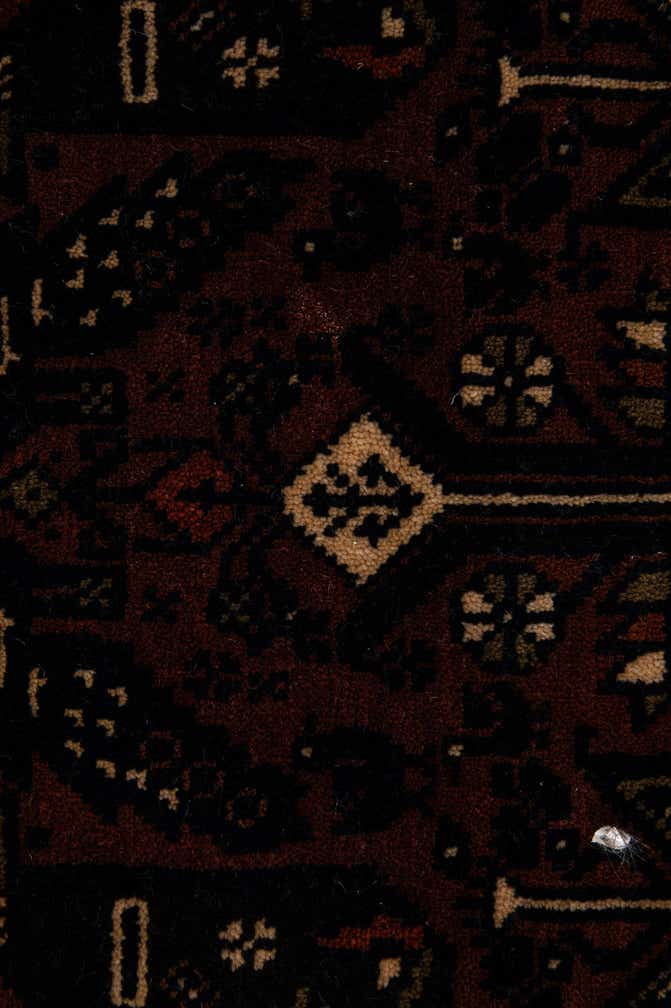 3' 10 x 6' 11 Hand Knotted Bokhara Oriental Wool Rug