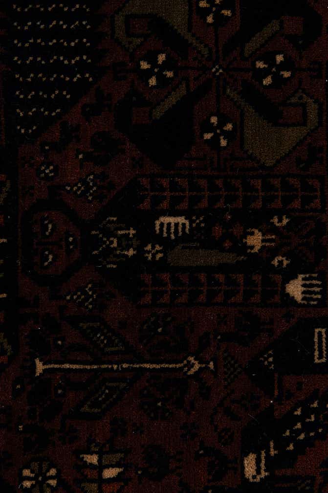 3' 10 x 6' 11 Hand Knotted Bokhara Oriental Wool Rug