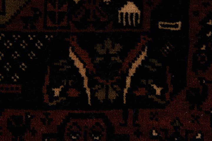 3' 10 x 6' 11 Hand Knotted Bokhara Oriental Wool Rug