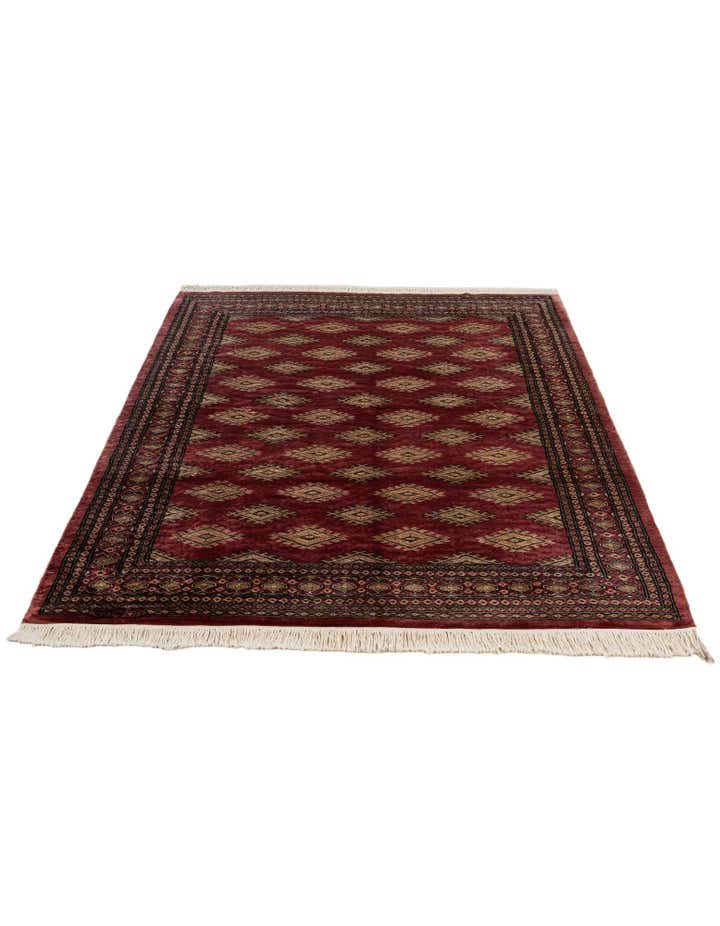 4' 7 x 6' 8 Hand Knotted Bokhara Oriental Rug