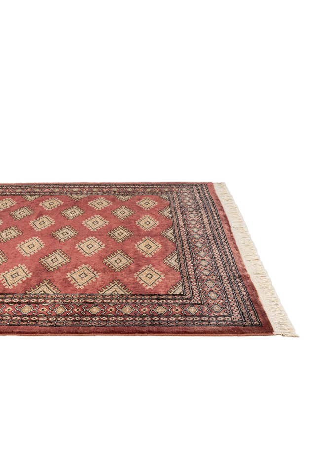 Detail image of 4' 7 x 6' 8 Hand Knotted Bokhara Oriental Rug