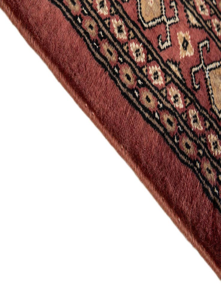 Detail image of 4' 7 x 6' 8  Hand Knotted Bokhara Oriental Rug