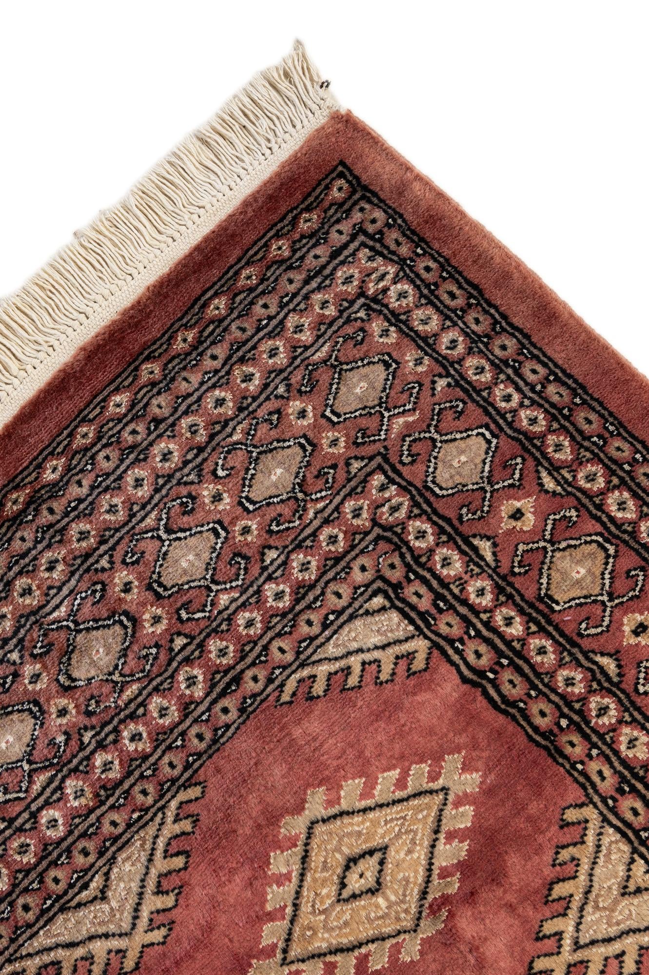 4' 7 x 6' 8 Hand Knotted Bokhara Oriental Rug