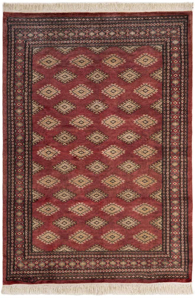 4' 7 x 6' 8 Hand Knotted Bokhara Oriental Rug