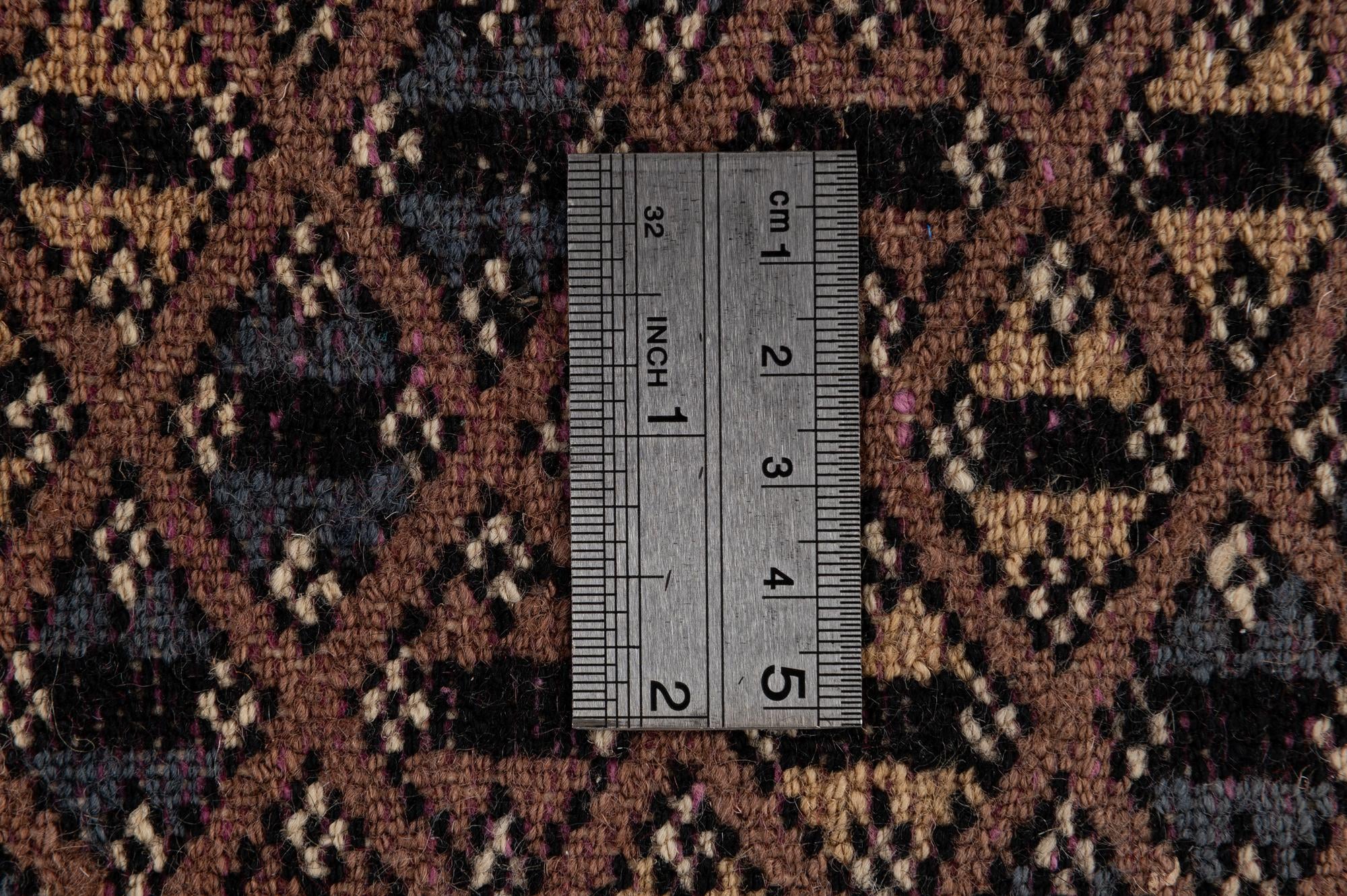 9' 2 x 11' 11 Hand Knotted Bokhara Oriental Wool Rug