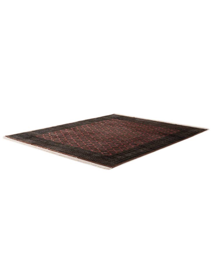 Detail image of 9' 2 x 11' 11 Hand Knotted Bokhara Oriental Wool Rug