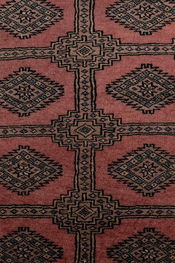 9' 2 x 11' 11 Hand Knotted Bokhara Oriental Wool Rug