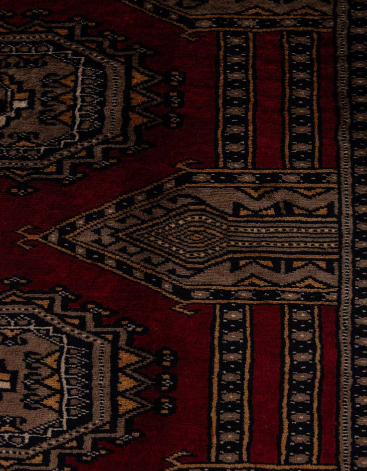 Detail image of 10' 2 x 14' 3  Hand Knotted Bokhara Oriental Wool Rug