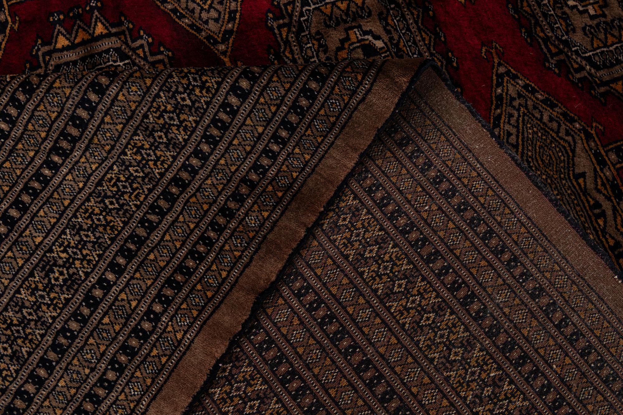10' 2 x 14' 3 Hand Knotted Bokhara Oriental Wool Rug
