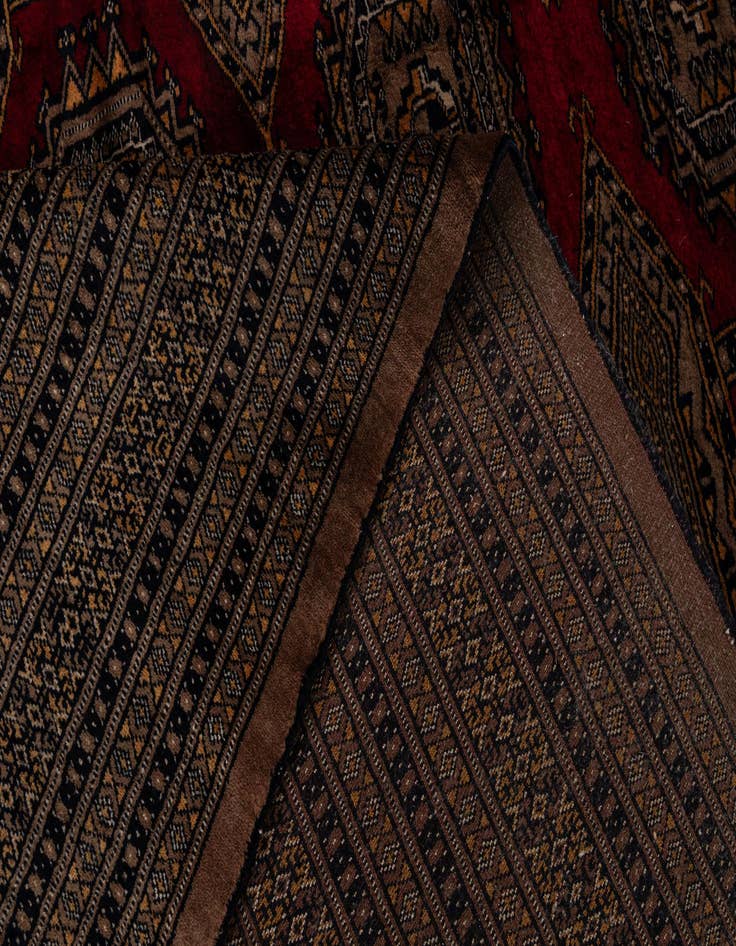 Detail image of 10' 2 x 14' 3  Hand Knotted Bokhara Oriental Wool Rug