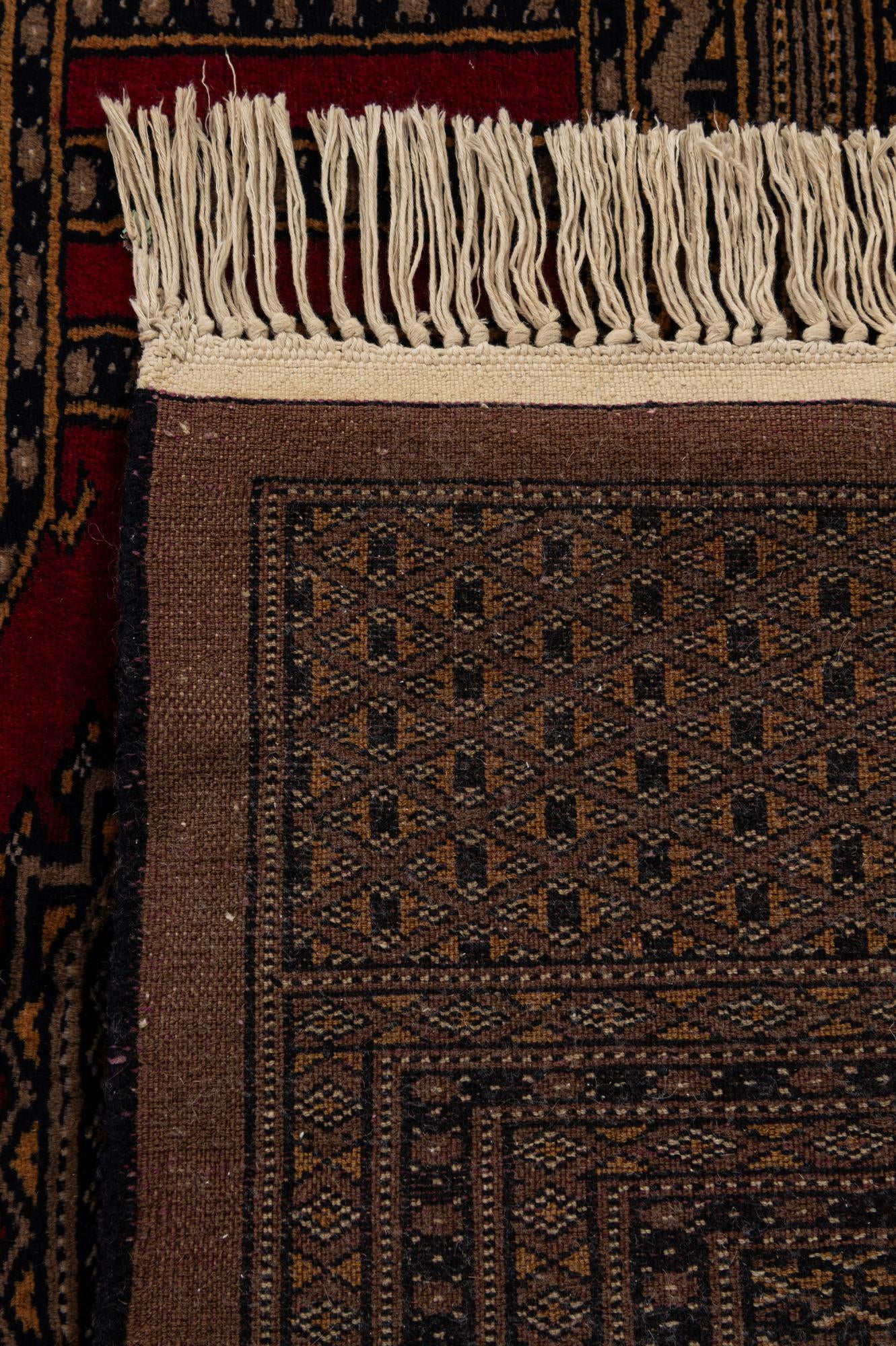10' 2 x 14' 3 Hand Knotted Bokhara Oriental Wool Rug