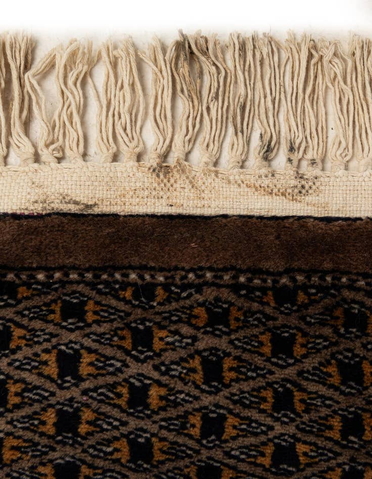 Detail image of 10' 2 x 14' 3  Hand Knotted Bokhara Oriental Wool Rug