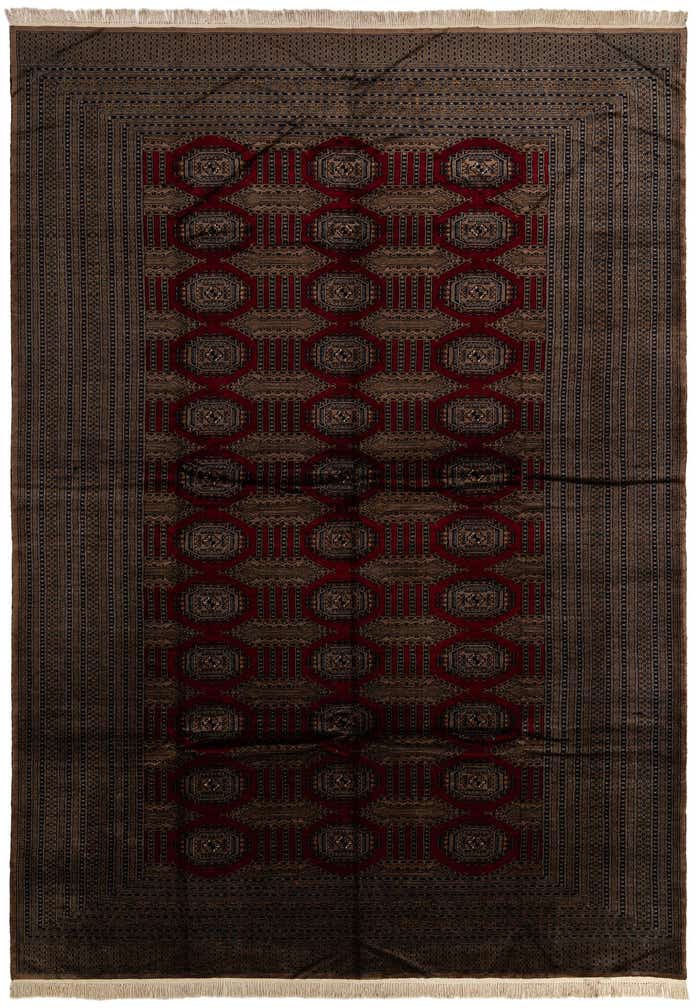 10' 2 x 14' 3 Hand Knotted Bokhara Oriental Wool Rug