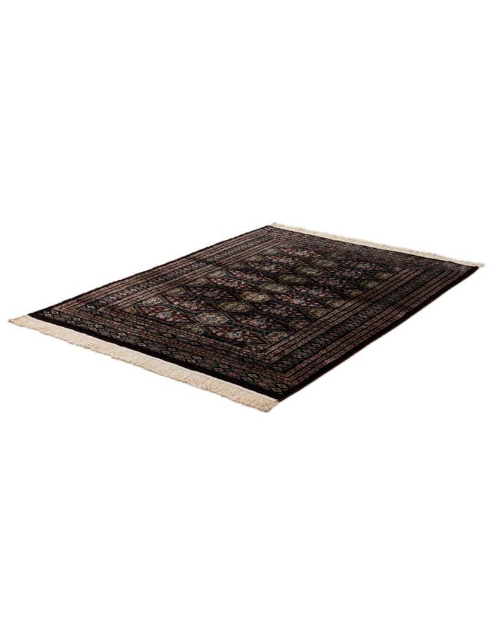 4' 3 x 5' 11 Hand Knotted Bokhara Oriental Wool Rug