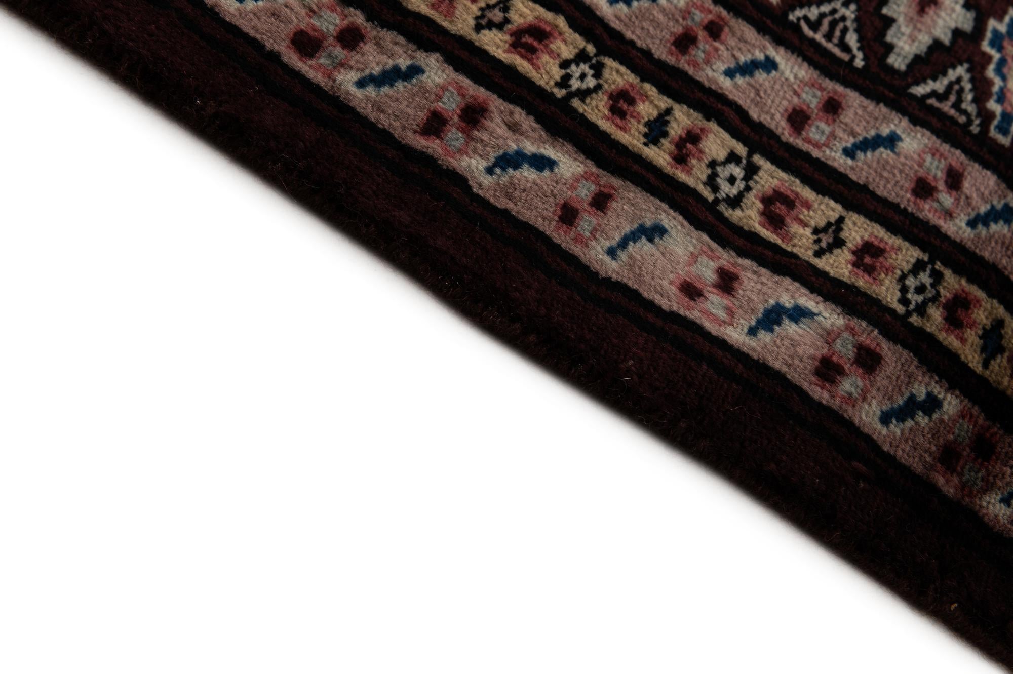 4' 3 x 5' 11 Hand Knotted Bokhara Oriental Wool Rug