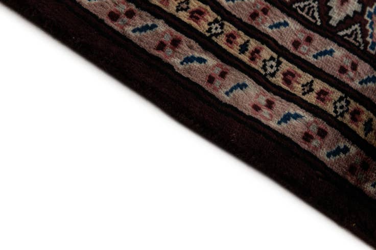 Detail image of 4' 3 x 5' 11 Hand Knotted Bokhara Oriental Wool Rug