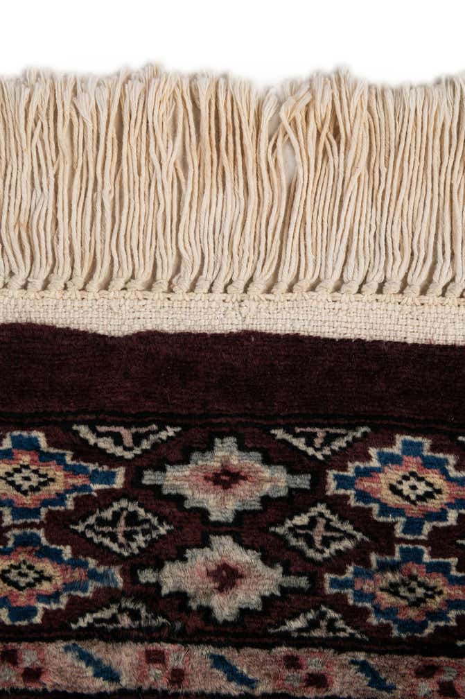 4' 3 x 5' 11 Hand Knotted Bokhara Oriental Wool Rug