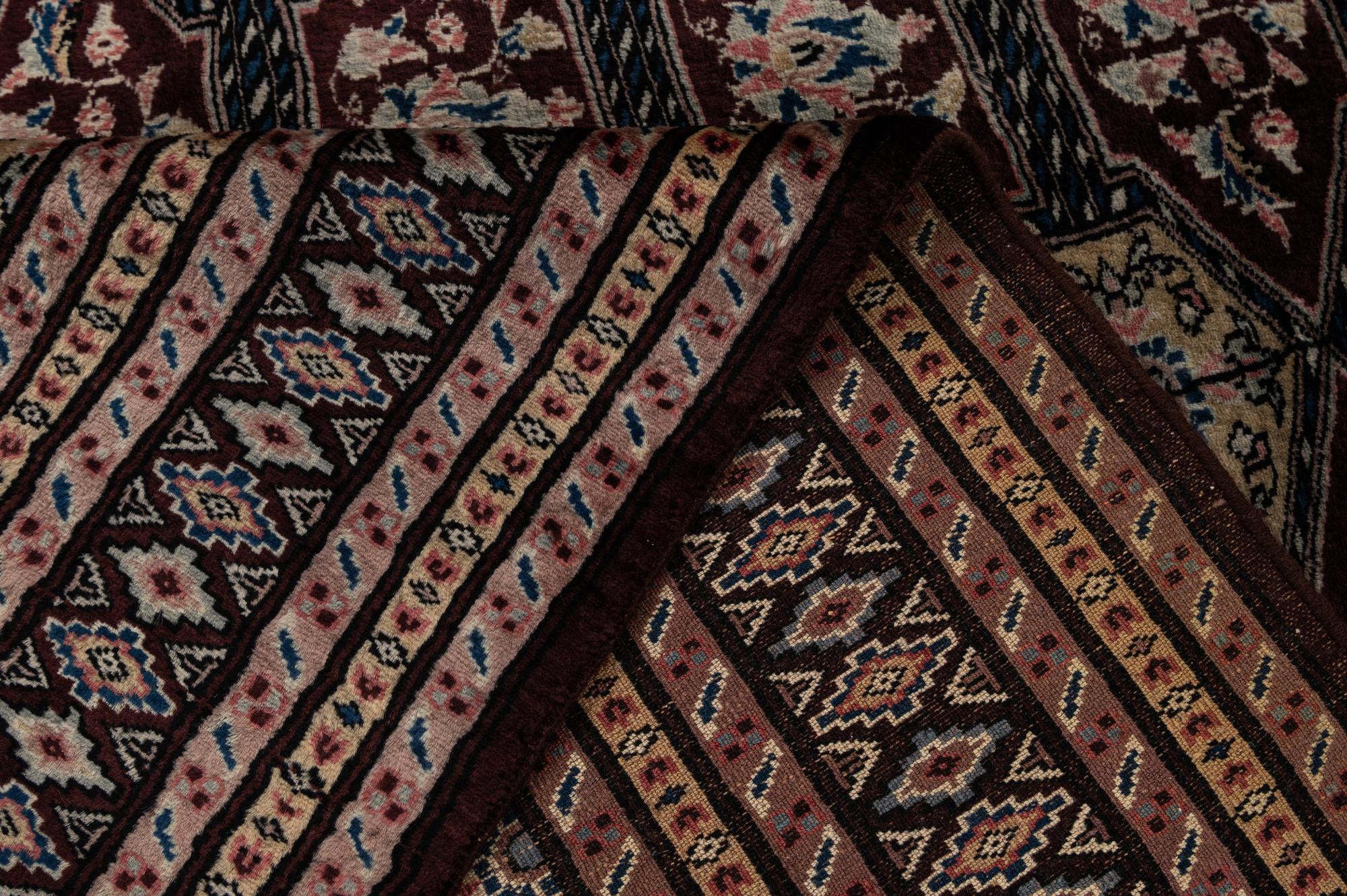 4' 3 x 5' 11 Hand Knotted Bokhara Oriental Wool Rug