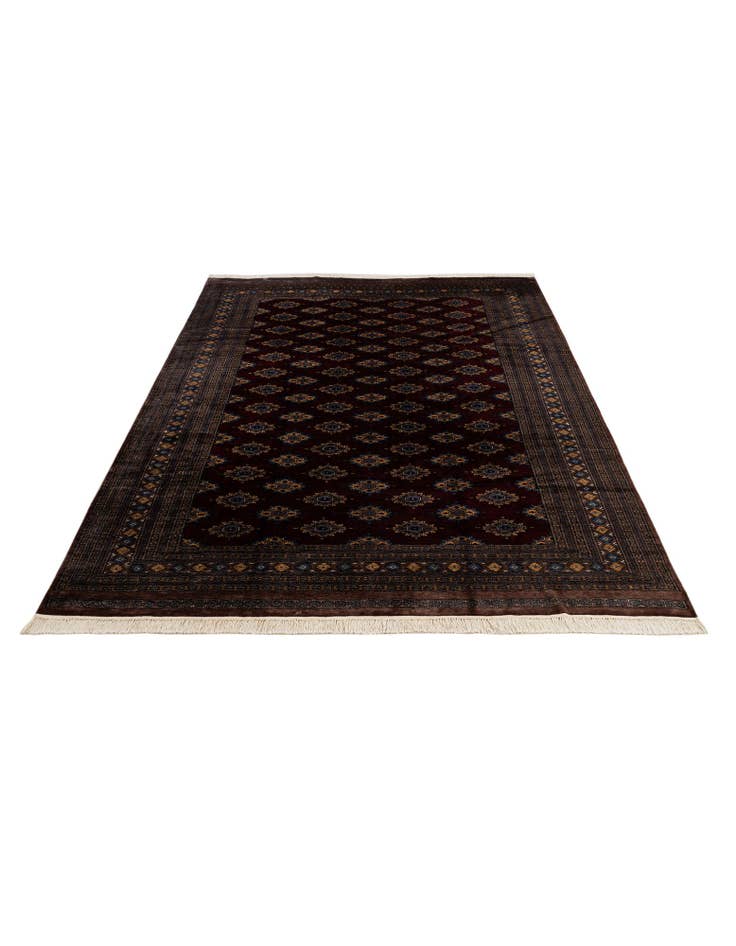 Detail image of 7' 2 x 10' Hand Knotted Bokhara Oriental Wool Rug