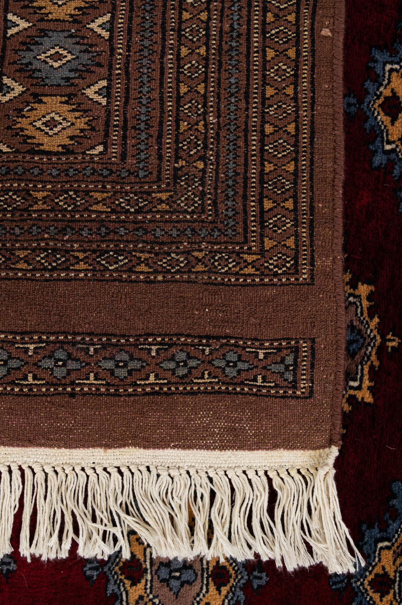 7' 2 x 10' Hand Knotted Bokhara Oriental Wool Rug