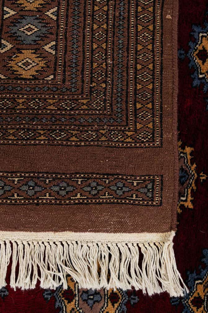 7' 2 x 10' Hand Knotted Bokhara Oriental Wool Rug