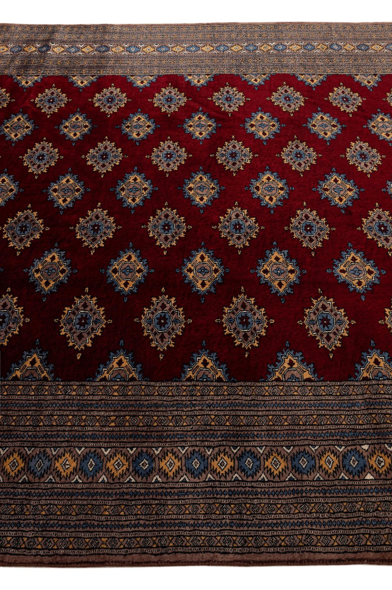 7' 2 x 10' Hand Knotted Bokhara Oriental Wool Rug
