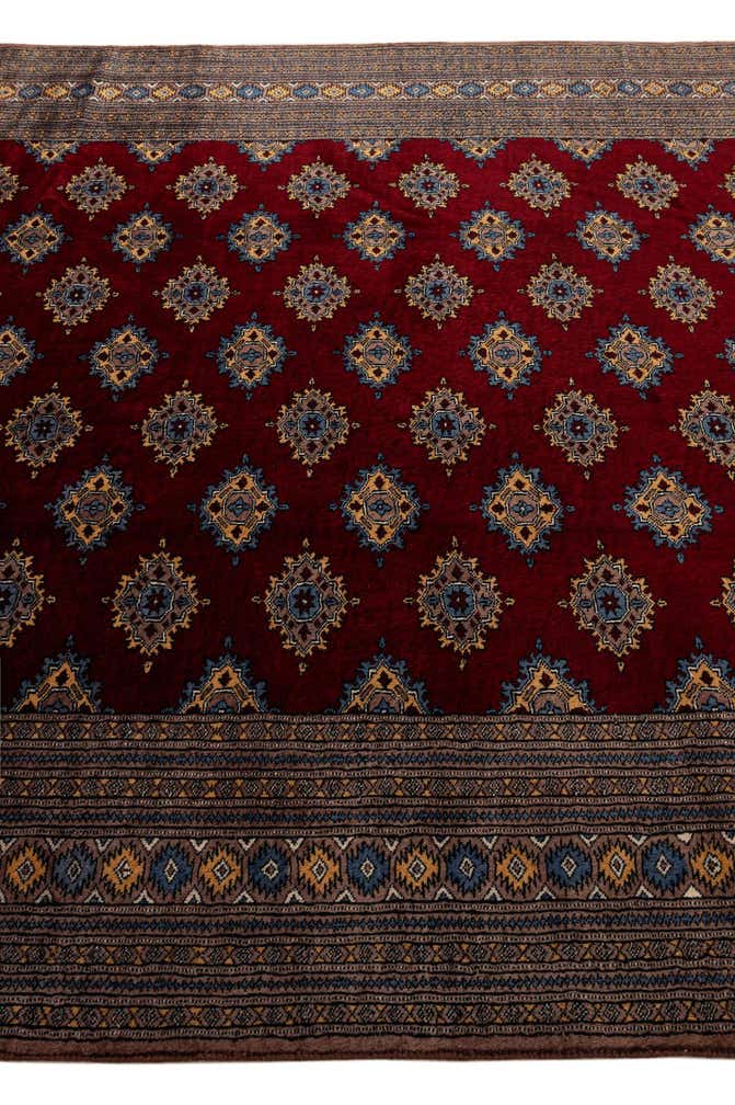 7' 2 x 10' Hand Knotted Bokhara Oriental Wool Rug