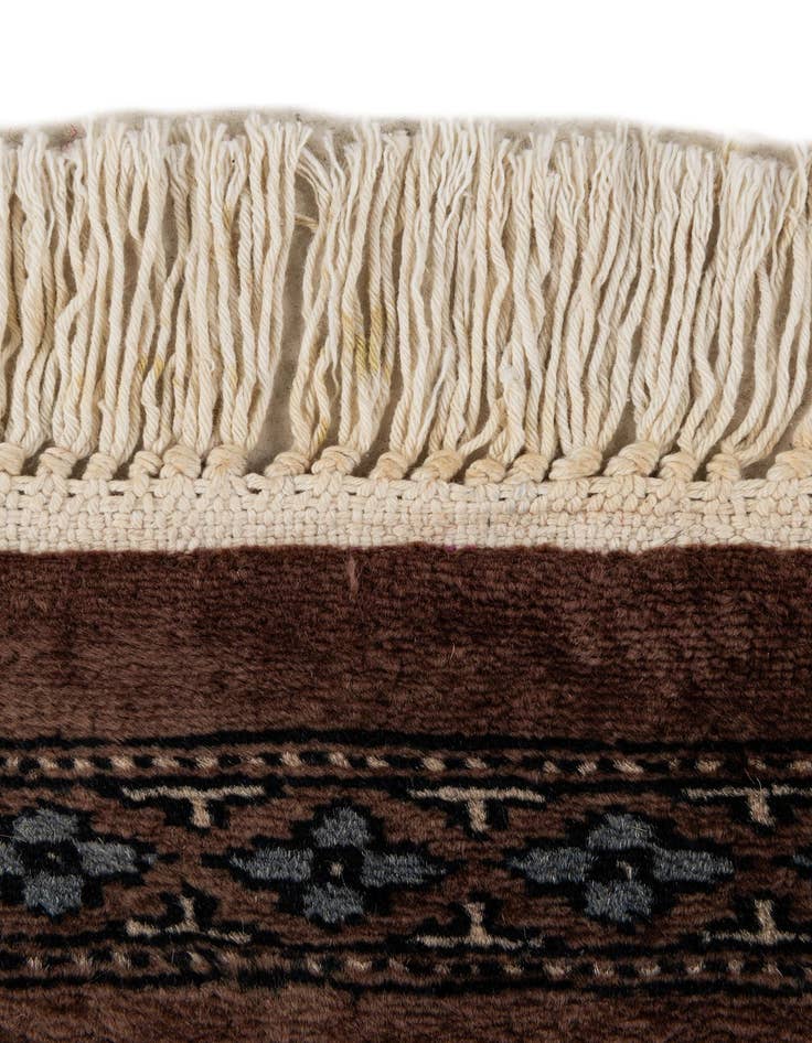 Detail image of 7' 2 x 10'  Hand Knotted Bokhara Oriental Wool Rug