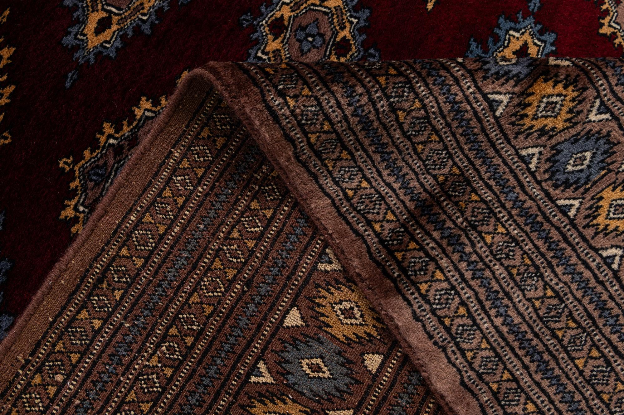 7' 2 x 10' Hand Knotted Bokhara Oriental Wool Rug