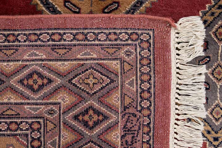 5' 2 x 7' 8 Hand Knotted Bokhara Oriental Rug