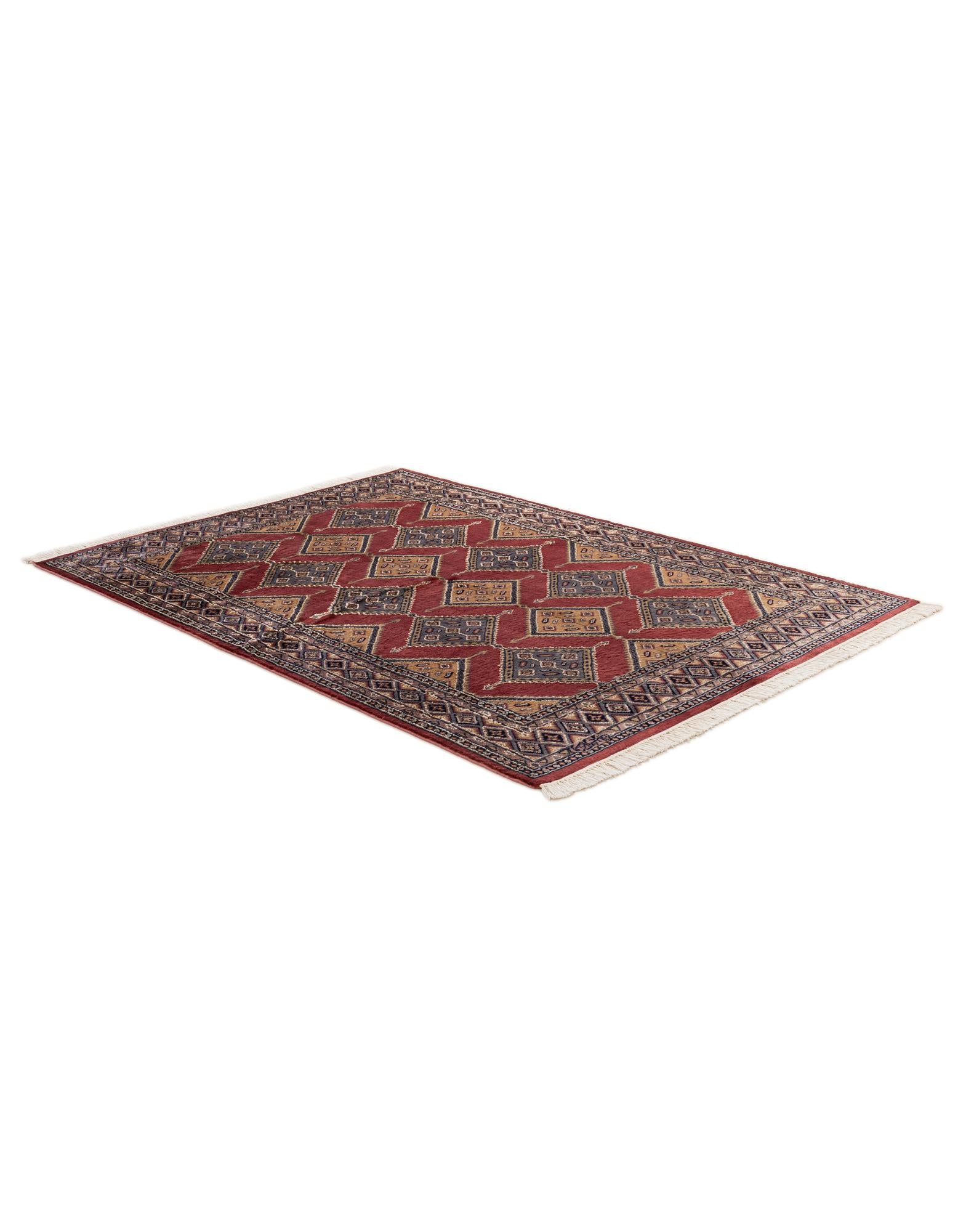5' 2 x 7' 8 Hand Knotted Bokhara Oriental Rug