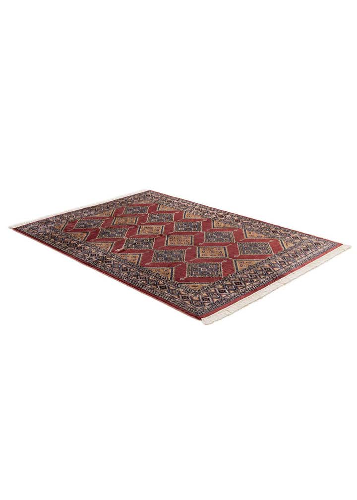 5' 2 x 7' 8 Hand Knotted Bokhara Oriental Rug