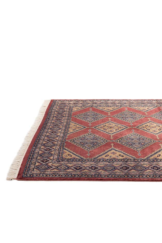 Detail image of 5' 2 x 7' 8 Hand Knotted Bokhara Oriental Rug