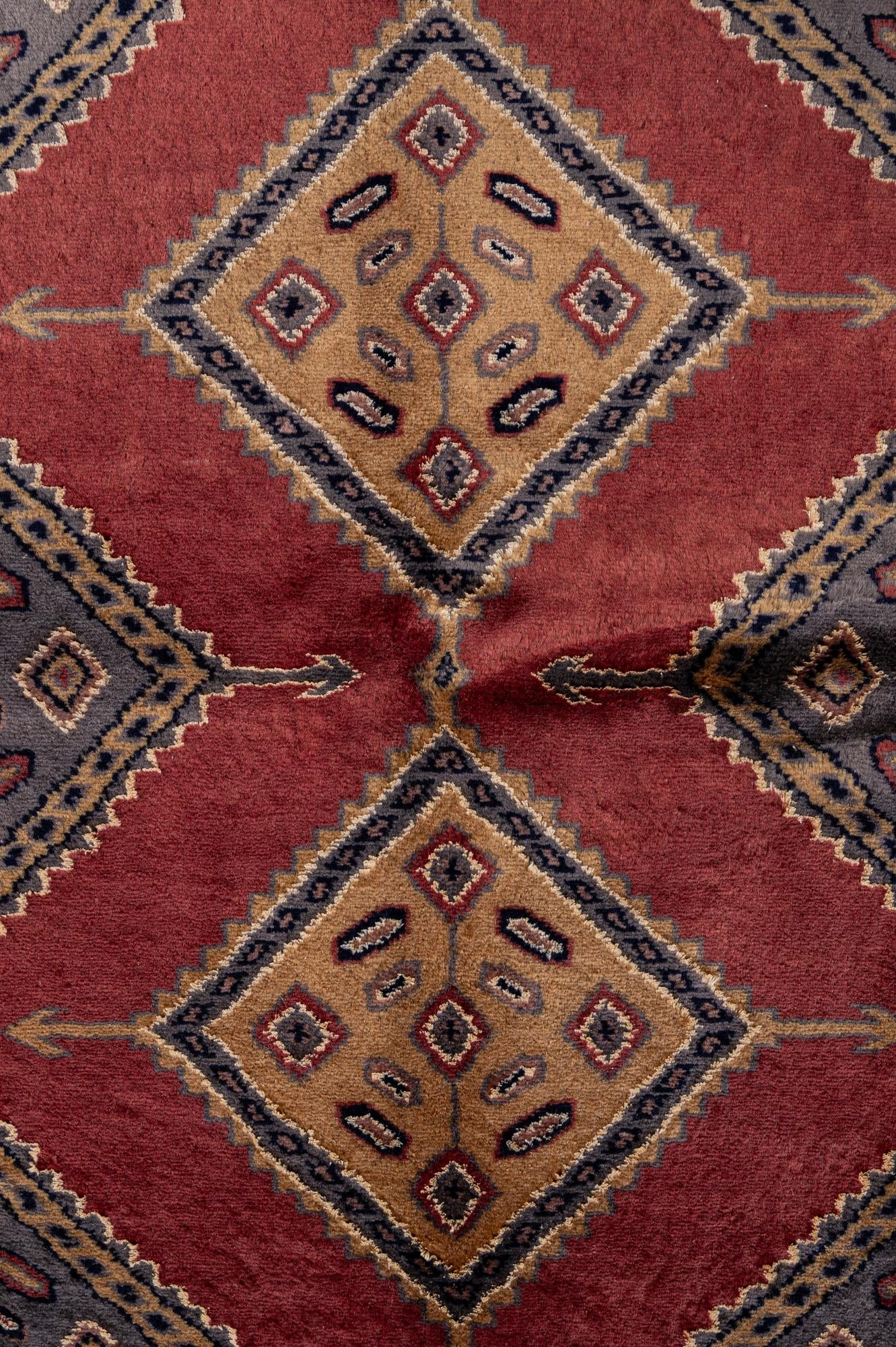 5' 2 x 7' 8 Hand Knotted Bokhara Oriental Rug