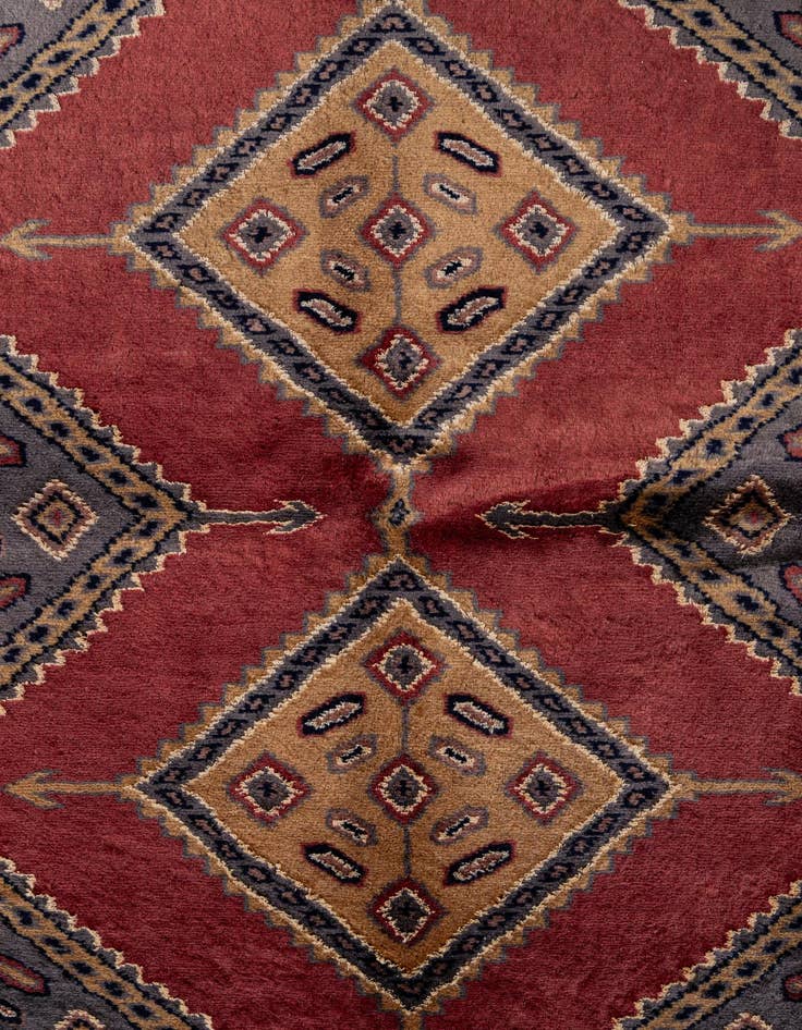 Detail image of 5' 2 x 7' 8  Hand Knotted Bokhara Oriental Rug