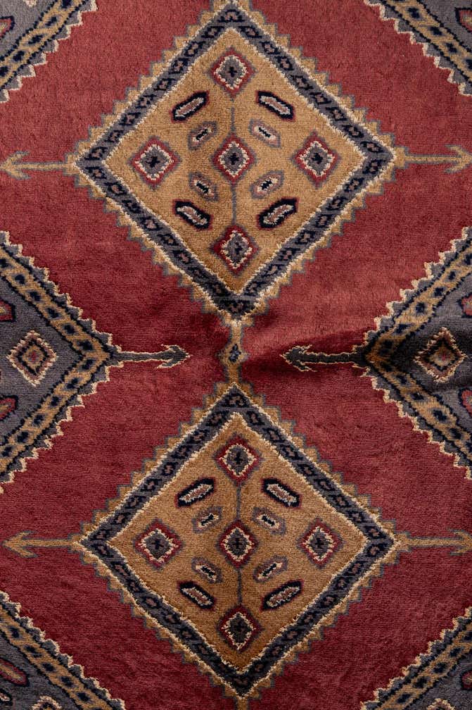 5' 2 x 7' 8 Hand Knotted Bokhara Oriental Rug