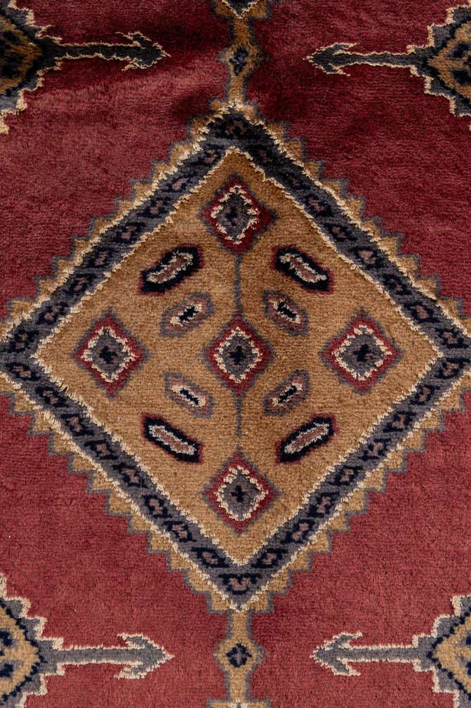 5' 2 x 7' 8 Hand Knotted Bokhara Oriental Rug